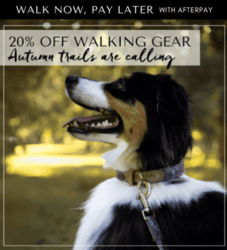 20% off Outback Tails Walking Gear