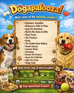 Event Dogs QLD Dogapalooza - Community event - Sunday 19 April 2026