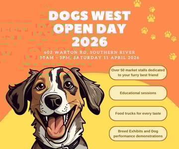 Event The Dogs West Open Day - Saturday 11 April 2026