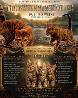 Available Soon Toyger Kitten Litter due August Available Soon Toyger Kitten Litter due August