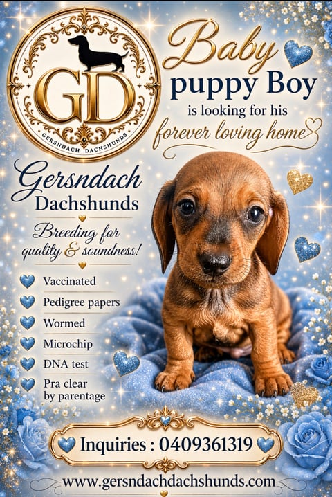 GERSNDACH Dachshund puppy